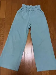 ジーユー カラーワイドパンツ140センチ