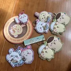 当たりくじ　ちいかわキーホルダー、コースター7個セット