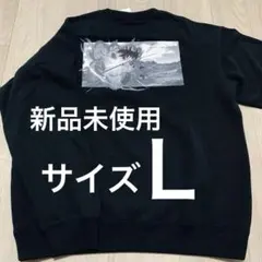 新品 L ユニクロ ドラゴンボールDAIMA スウェットシャツ ブラック系