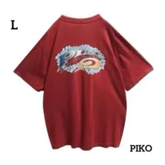 PIKOピコTシャツ花柄ボタニカルサーフィンバックプリント90sヴィンテージ古着のサムネイル