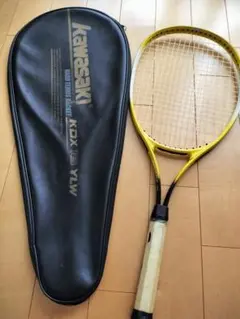 KAWASAKI KDX 18 YLW テニスラケット ケース付き