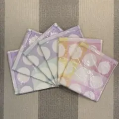 【新品】ヒオリエ 今治 日本製 ガーゼ ハンドタオル 水玉 6枚セット