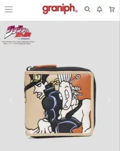 グラニフ　ジョジョの奇妙な冒険　オインゴボインゴ　ウォレット オインゴ・ボインゴ兄弟｜ジップウォレット｜ユニセックス