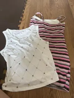 女の子向けタンクトップ2点セット