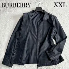 美品 大きいサイズ BURBERRY メガチェック ナイロンジャケット ブルゾン