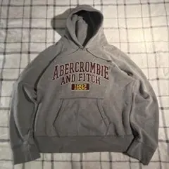 y2k 00s Abercrombie & Fitch ロゴパーカー カレッジ風