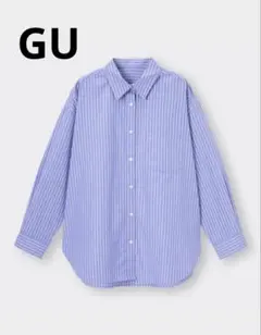 ストライプシャツ オーバーサイズ