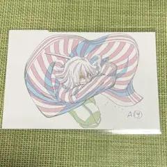鬼滅の刃　柱展　原画ポストカード　 伊黒小芭内　0824 ★