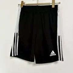 アディダス　ハーフパンツ　 スポーツ　ジュニア　160 ブラック　サッカー