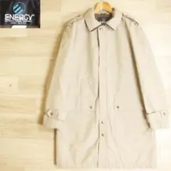 USA製 ENERGY ロングコート マウンテンジャケット ステンカラーコート
