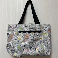 レスポートサック　ペイズリー柄　トートバッグ　大きめ　大容量