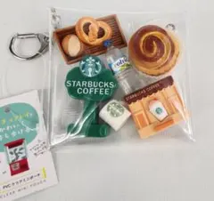 ガチャ詰めポーチ　コーヒーショップ　シナモンロール