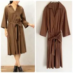 GREEN LABEL RELAXING KF スキッパーリボン ワンピース