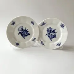ロイヤルコペンハーゲン ブルーフラワー カーブ アンギュラー プレート2枚①