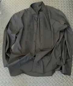 新郎 結婚式用セット（シャツ黒、白、蝶ネクタイ、サスペンダー、アームバンド等）