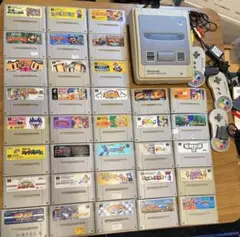 Nintendo スーパーファミコン 本体とソフト34本セット