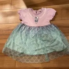 【未使用品】アリエル風　半袖ワンピース 100cm