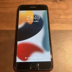 iPhoneSE2 256GB SIMフリー 第2世代 RED 赤　バンパー付き