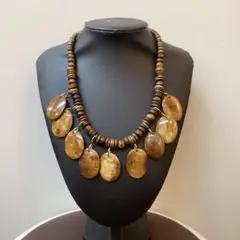 Sale!木製ビーズネックレス