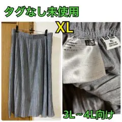 未使用 ユニクロ XL 3L4L プリーツスカート 大きいサイズ しまむら