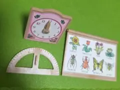 シルバニアファミリー　ビックベア先生のスタディーセット～3種類　JAPAN製