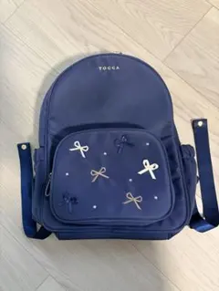 TOCCA ネイビー リボンリュック バンビー二 キッズのサムネイル