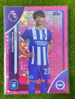 25-26 Topps 三笘薫 Pink Sparkle (xxx/399)