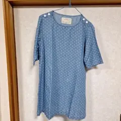 BEAMS BOY 半袖ワンピース ライトブルー