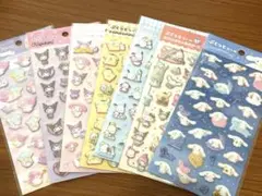 ぷくっとシール　サンリオ7枚入り