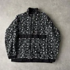 ち*み様 17793 アディダス 総柄 ナイロン リバーシブルジャケット