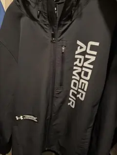 UNDER ARMOUR ブラック パーカー フルジップ