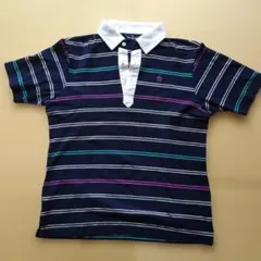 Munsingwear ポロシャツ ボーダー柄 Mサイズ
