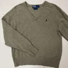 Polo by Ralph Lauren ベージュ　 Vネックセーター M