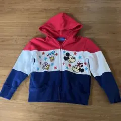 東京ディズニーリゾート　チームディズニー　パーカー 130サイズ