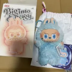 正規品　ラブブ　エナジー　ぬいぐるみペンダント　HOPE 青