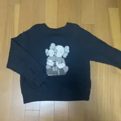 キャラクタープリント ブラック トレーナー
