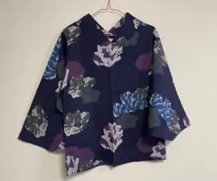 sousou 高島縮　レディースL 薙ジバン　ぼたんゆり