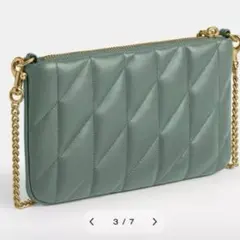 定価42,900円 COACH ショルダーバッグ　キルティング　チェーン