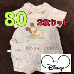 Disney Baby Mickey ロンパース 80cm 2枚セットのサムネイル