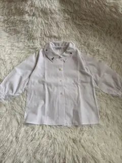 ❣️ファミリア❣️襟刺繍入り長袖ブラウス90cm