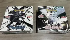 ポケモンカード ブラックボルト ホワイトフレア box シュリンクあり切込あり