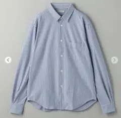 【BEAUTY&YOUTH】クイック ストレッチ ストライプ レギュラーシャツ