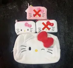 韓国ダイソーハローキティポーチ