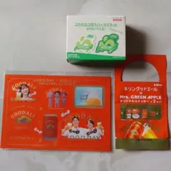 Mrs.GREEN APPLE コラボロゴ型ラバーマグネット、ステッカー