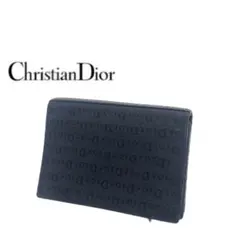 クリスチャンディオール　小銭入れ　カードケース　ブランド　ブラック　レディース