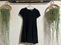 EASTBOY黒レース半袖ワンピース 130