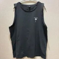 SHEIN シーイン メンズ タンクトップ XL チャコールグレー ヤシの木のサムネイル