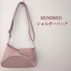 HUNDRED ピンク ショルダーバッグ