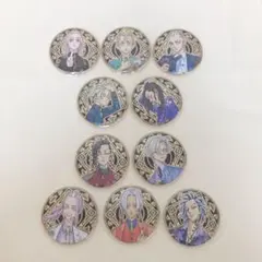 ツイステ roman 缶バッジ アクリルキーホルダー ポムフィオーレ寮 