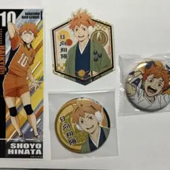 ハイキュー 日向翔陽 ステッカー 缶バッジ